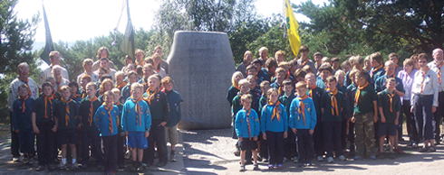 1st Harwell Scout Group on Brownsea Island